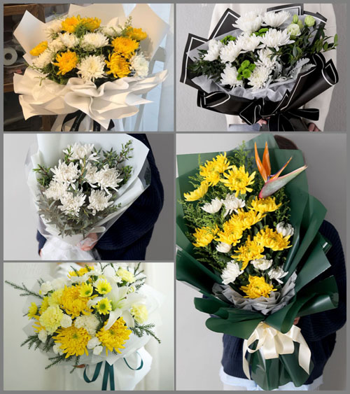 河北承德围场县南山嘴乡白事花束代送